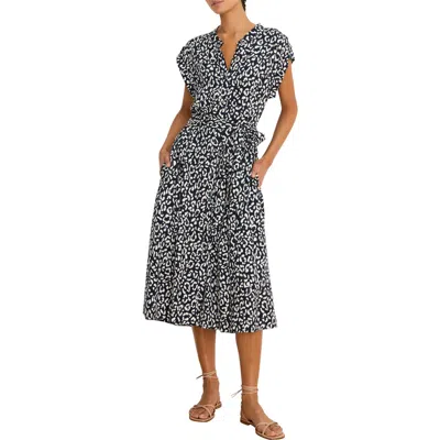 Nic + Zoe Nic+zoe Leopard Sketch Sonni Dress In Brown