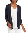 Nic + Zoe Lightweight 4-way Cardigan In Dark Indigo In Blue