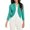 Nic + Zoe Nic+zoe Bolero Linen Blend Cardigan Sweater