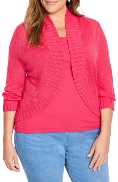 Nic + Zoe Nic+zoe Linen Blend Bolero Cardigan