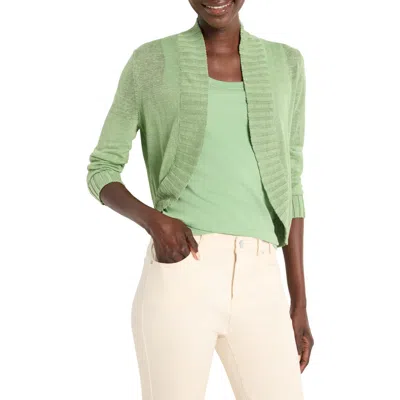 Nic + Zoe Nic+zoe Linen Blend Bolero Cardigan