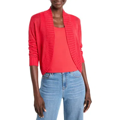 Nic + Zoe Nic+zoe Linen Blend Bolero Cardigan