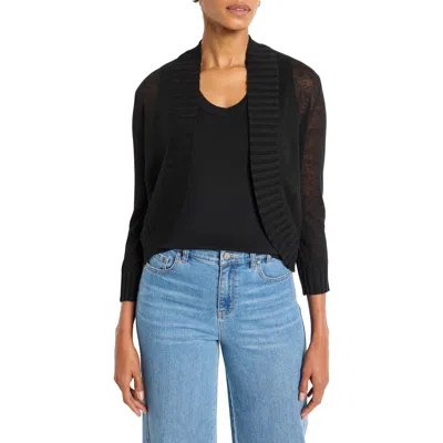 NIC + ZOE NIC+ZOE LINEN BLEND BOLERO CARDIGAN