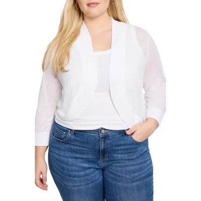 NIC + ZOE NIC+ZOE LINEN BLEND BOLERO CARDIGAN