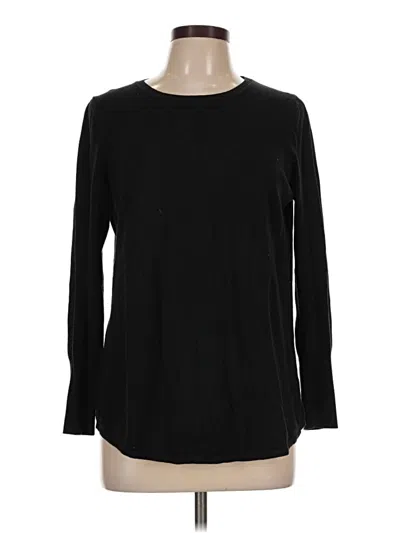 Pre-owned Nic + Zoe Long Sleeve T-shirt In Black