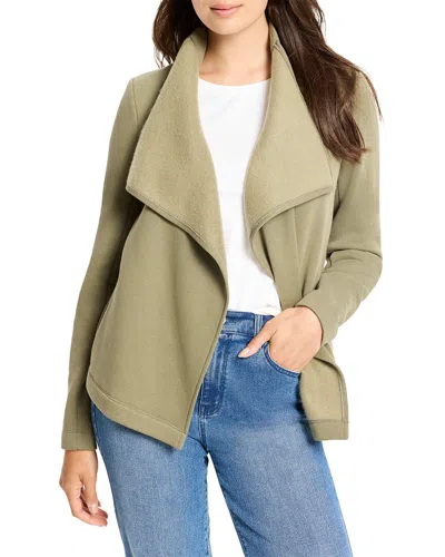 Nic + Zoe Nic+zoe Lounge Around Moto Jacket In Green