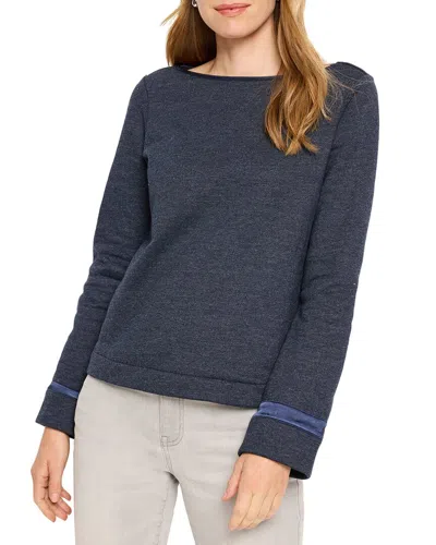 NIC + ZOE NIC+ZOE LOUNGE AROUND RIBBON TRIM TOP