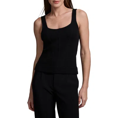 Nic + Zoe Nic+zoe Luxe Cashmere Sweater Tank In Caviar