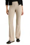 Nic + Zoe Luxe Stretch Bootcut Pant In Cobblestone In Neutral