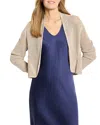 Nic + Zoe Nic+zoe Mesh Cocoon Cardigan In Brown
