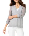 Nic + Zoe Nic+zoe Metallic Mesh Stitch Sweater In Multi