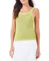 Nic + Zoe Mesh Stitch Tank In Grasshopper In Grasshopper