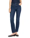 Nic + Zoe Nic+zoe Mid Rise Demi Bootcut Jeans In Marine In Marine