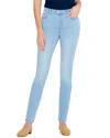 Nic + Zoe Cuffed High Waist Straight Leg Girlfriend Jeans