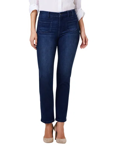 NIC + ZOE NIC+ZOE MID RISE STRAIGHT POCKET JEAN
