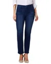 Nic + Zoe Nic+zoe High Rise Straight Leg Jeans In Blue