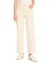 Nic + Zoe Nic+zoe Weekend Raw Hem Mid Rise Ankle Wide Leg Jeans In Canvas