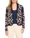 Nic + Zoe Nic+zoe Midnight Fern Tufted Cardigan In Multi