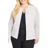Nic + Zoe Nic+zoe Mix Zip Front Knit Jacket