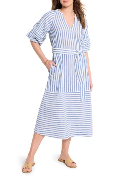 Nic + Zoe Double Gauze Mixed Stripe Dress