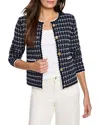 Nic + Zoe Nic+zoe Mixed Media Sweater Jacket