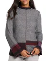 Nic + Zoe Nic+zoe Mixed Up Colorblock Sweater In Multi