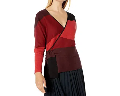 Nic + Zoe New Wave Tie Top In Multi