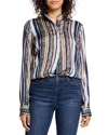 Nic + Zoe Nic+zoe Animal Stripe Button-up Shirt
