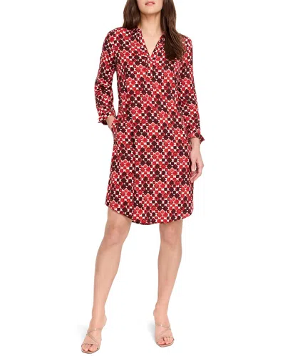 Nic + Zoe Nic & Zoe Geo Dot Live In Dress In Red