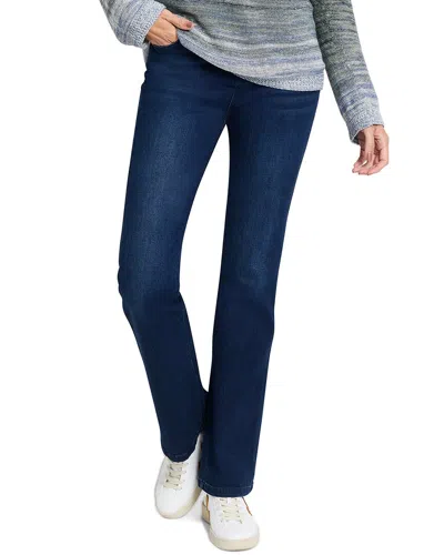 Nic + Zoe Nic & Zoe Hazy Shades Linen-blend Sweater In Green