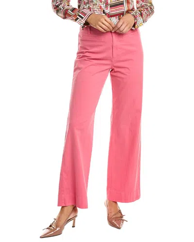 Nic + Zoe Nic & Zoe Highland Wide Leg Soft Stretch Pant In Pink