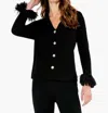 Nic + Zoe Nightfall Cardigan In Black In Black