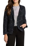 Nic + Zoe Nic+zoe Petite Nightfall Fringe Mix Knit Jacket