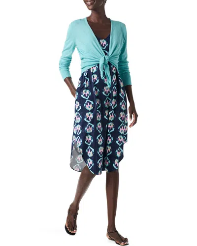 Nic + Zoe Nic+zoe Ocean Batik Live In Tank Dress In Blue