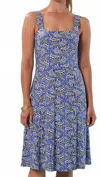 Nic + Zoe Ocean Jewel Dana Dress In Blue Multi In Blue