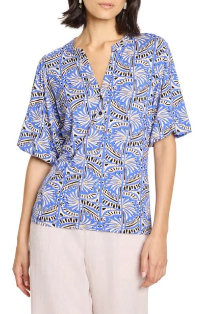 NIC + ZOE NIC+ZOE OCEAN JEWEL JERSEY TOP