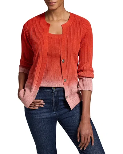 NIC + ZOE NIC+ZOE OMBRE RIBBED CARDIGAN