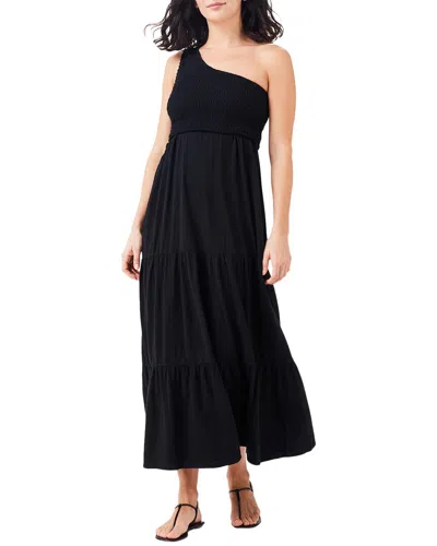 NIC + ZOE NIC+ZOE ONE SHOULDER SMOCKED DRESS