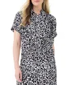 Nic + Zoe Animal Print Peplum Top