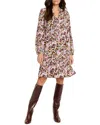 Nic + Zoe Nic+zoe Painted Ikat Long Sleeve Dress