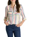 Nic + Zoe Nic+zoe Painted Stripe Popover Top