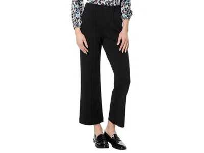 Nic + Zoe Nic+zoe Pants Women's Black Stretch Pleated Wide Leg Cropped Nwo143