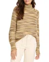 Nic + Zoe Nic+zoe Space Dye Cotton Blend Sweater In Neutral Mix