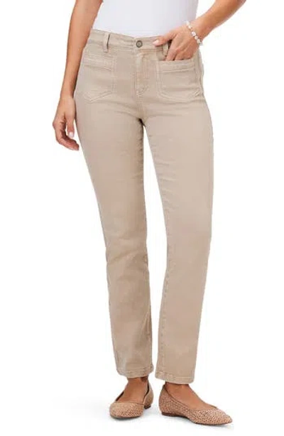 NIC + ZOE NIC+ZOE PATCH POCKET STRAIGHT LEG JEANS