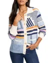 Nic + Zoe Nic+zoe Pattern Play Knit Jacket