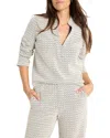 Nic + Zoe Subtle Swirl Top In Cream Multi