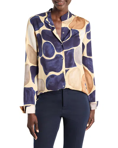 NIC + ZOE NIC+ZOE PEBBLE PRINT BUTTON FRONT TOP