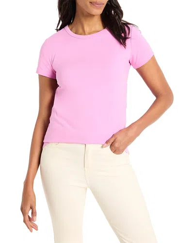 Nic + Zoe Nic+zoe Perfect Knit Crewneck T-shirt In Camellia