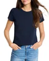 Nic + Zoe Nic+zoe Perfect Knit Crewneck Tee In Dark Indigo