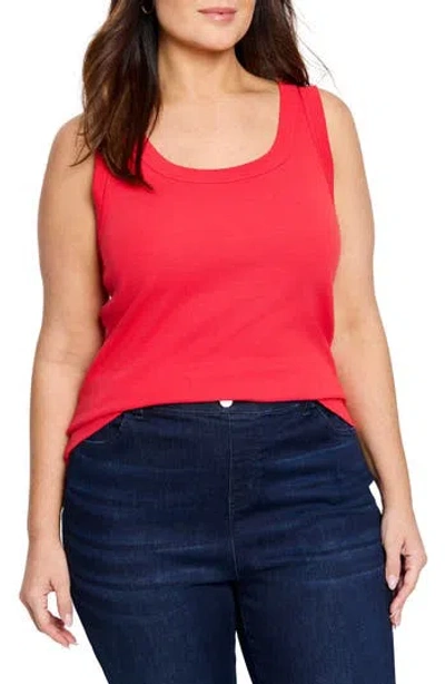 NIC + ZOE NIC+ZOE PERFECT KNIT RIB SCOOP NECK TANK